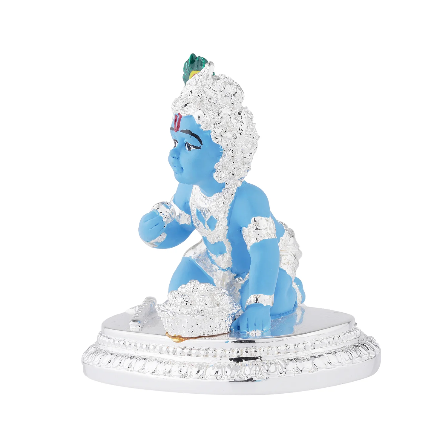 Radiant Elegance of Lord Krishna Idol - Image 3