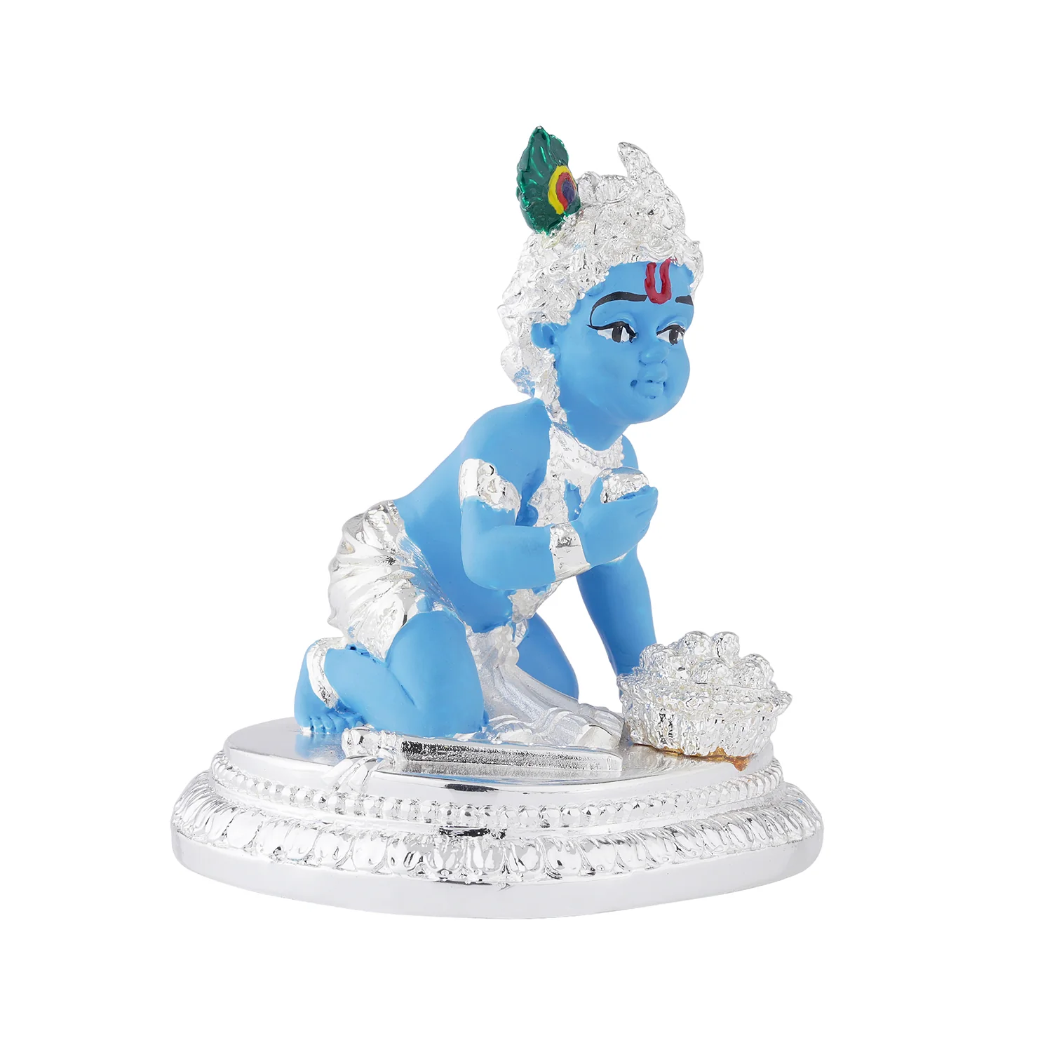Radiant Elegance of Lord Krishna Idol - Image 4