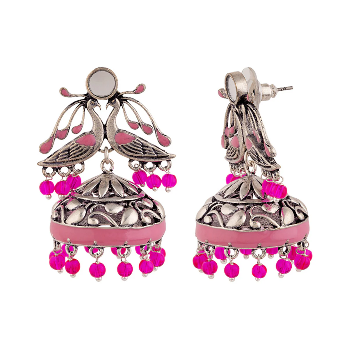 Rangabati Birds Motif Earrings - Image 4