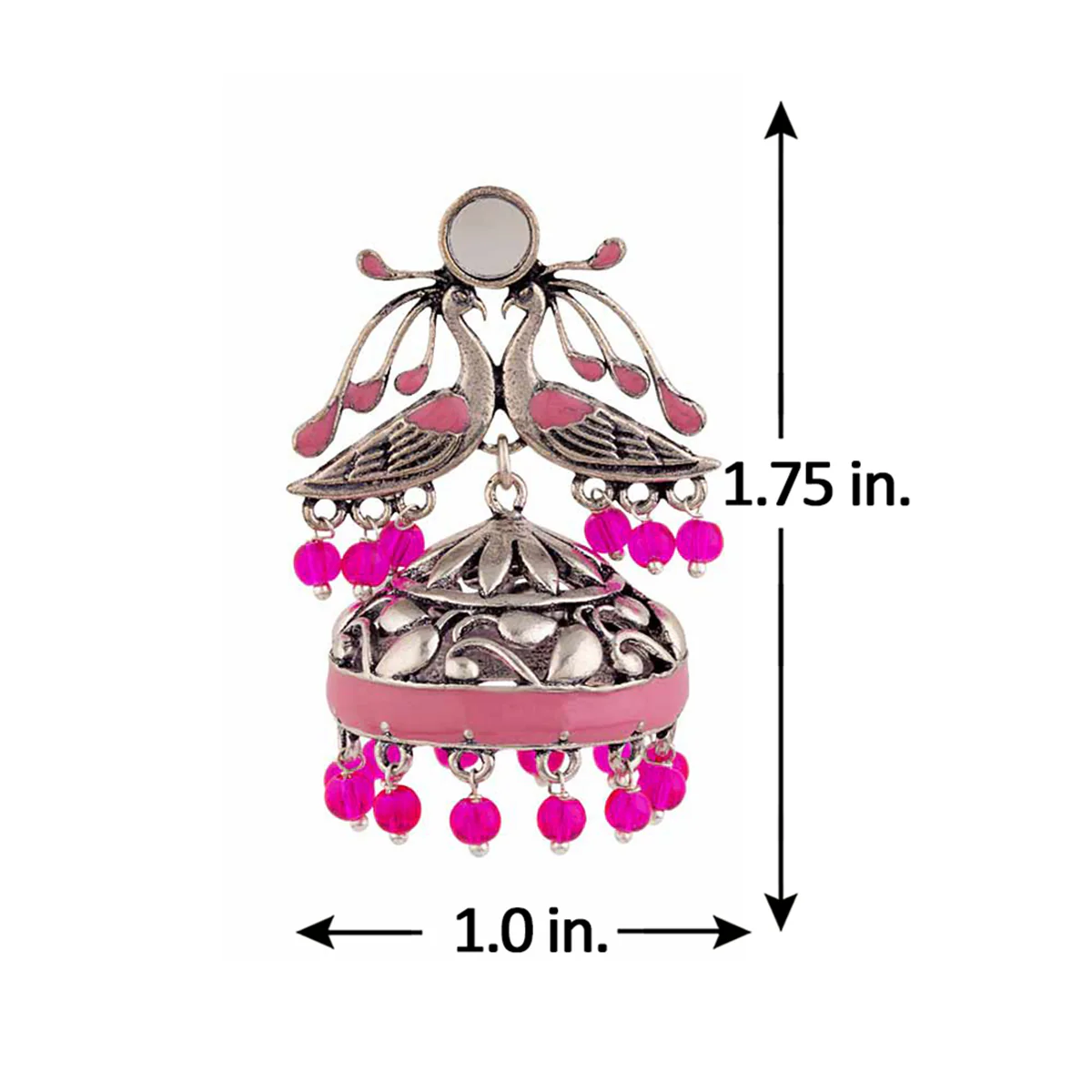 Rangabati Birds Motif Earrings - Image 5