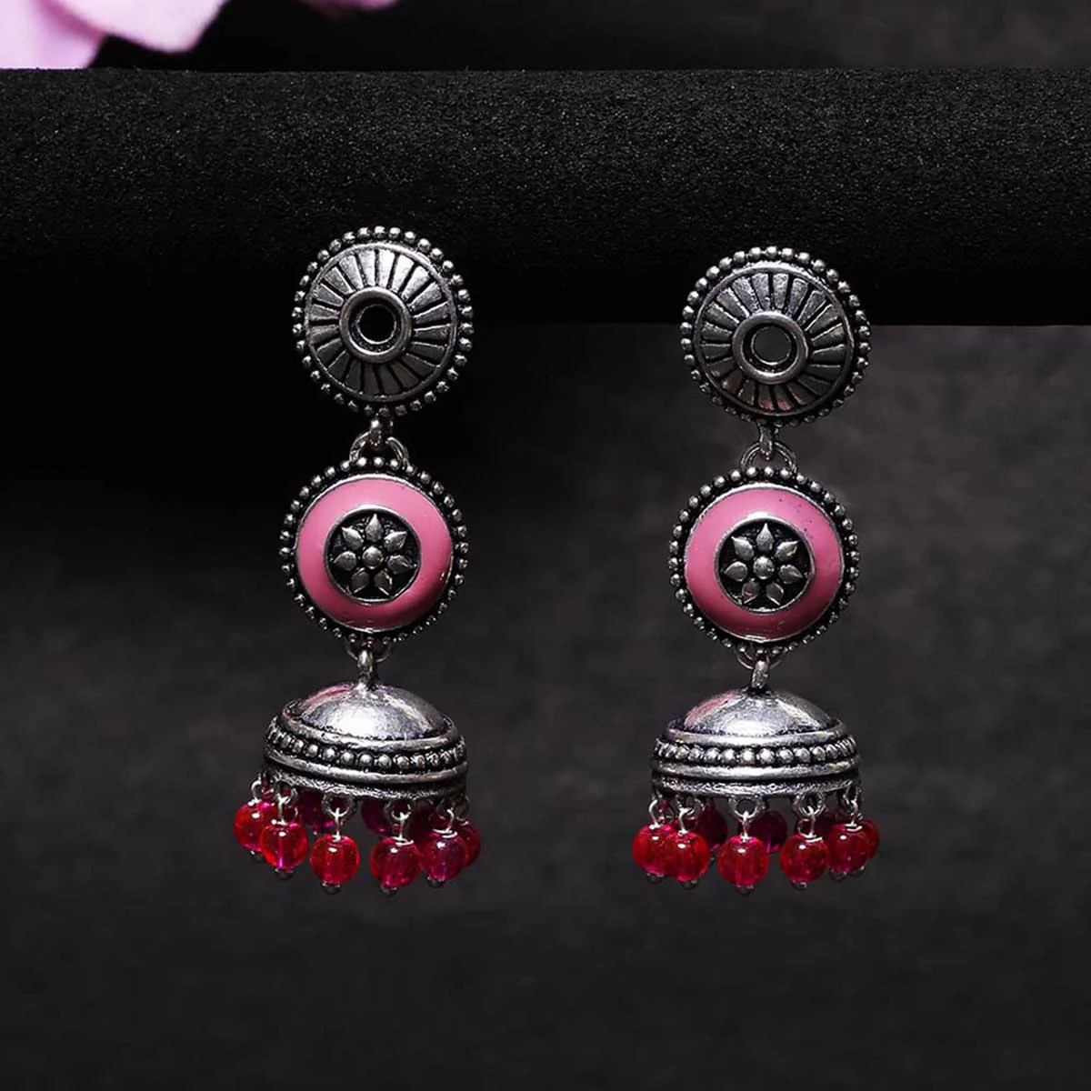 Rangabati Layered Drop Earrings