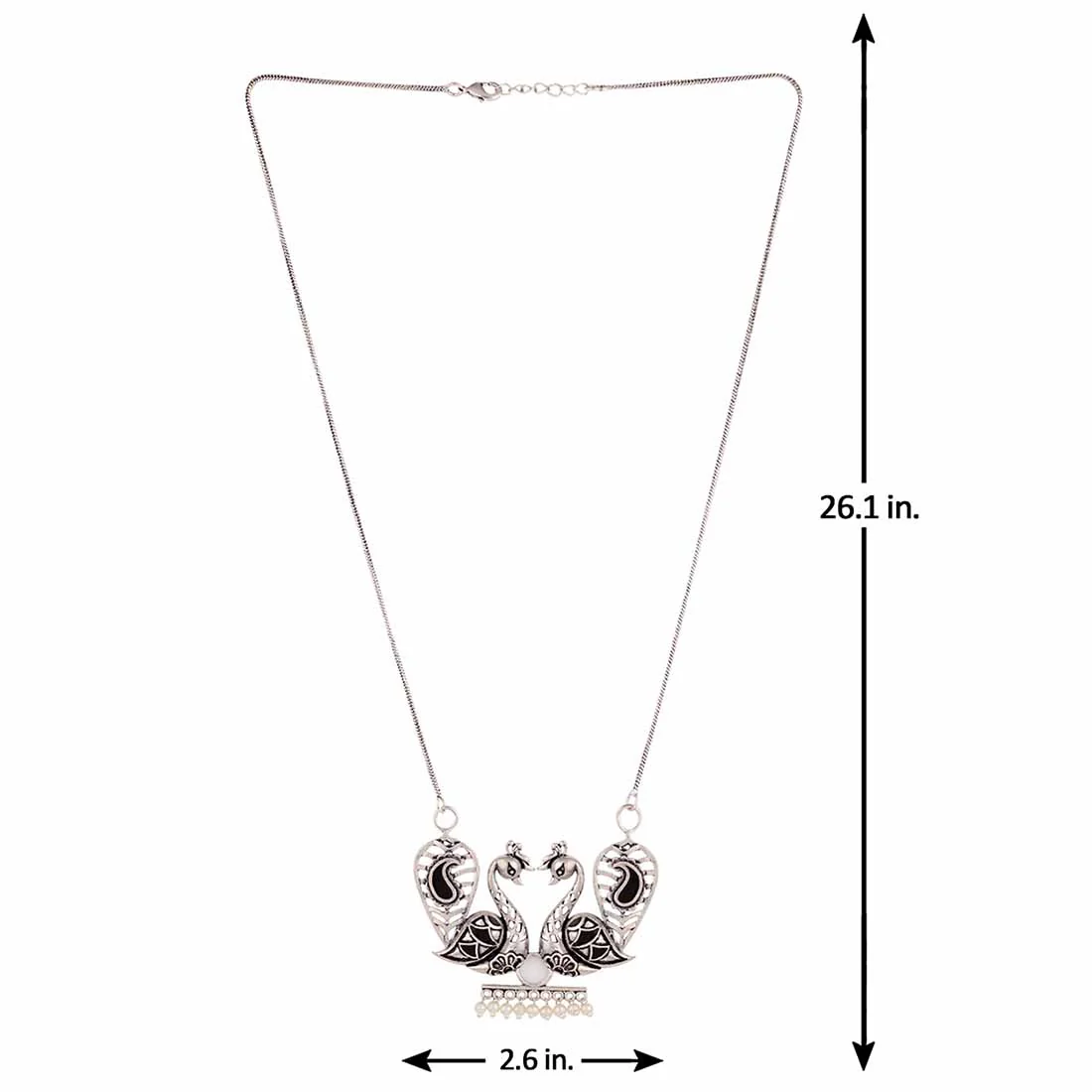 Rangabati Peacock Motifs Necklace - Image 6