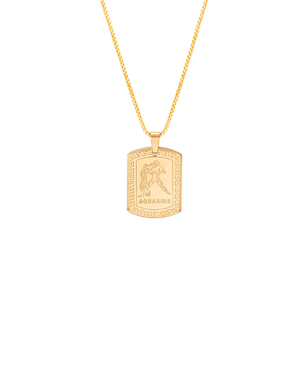 Rashi Signs Aquarius Zodiac Pendant - Image 2