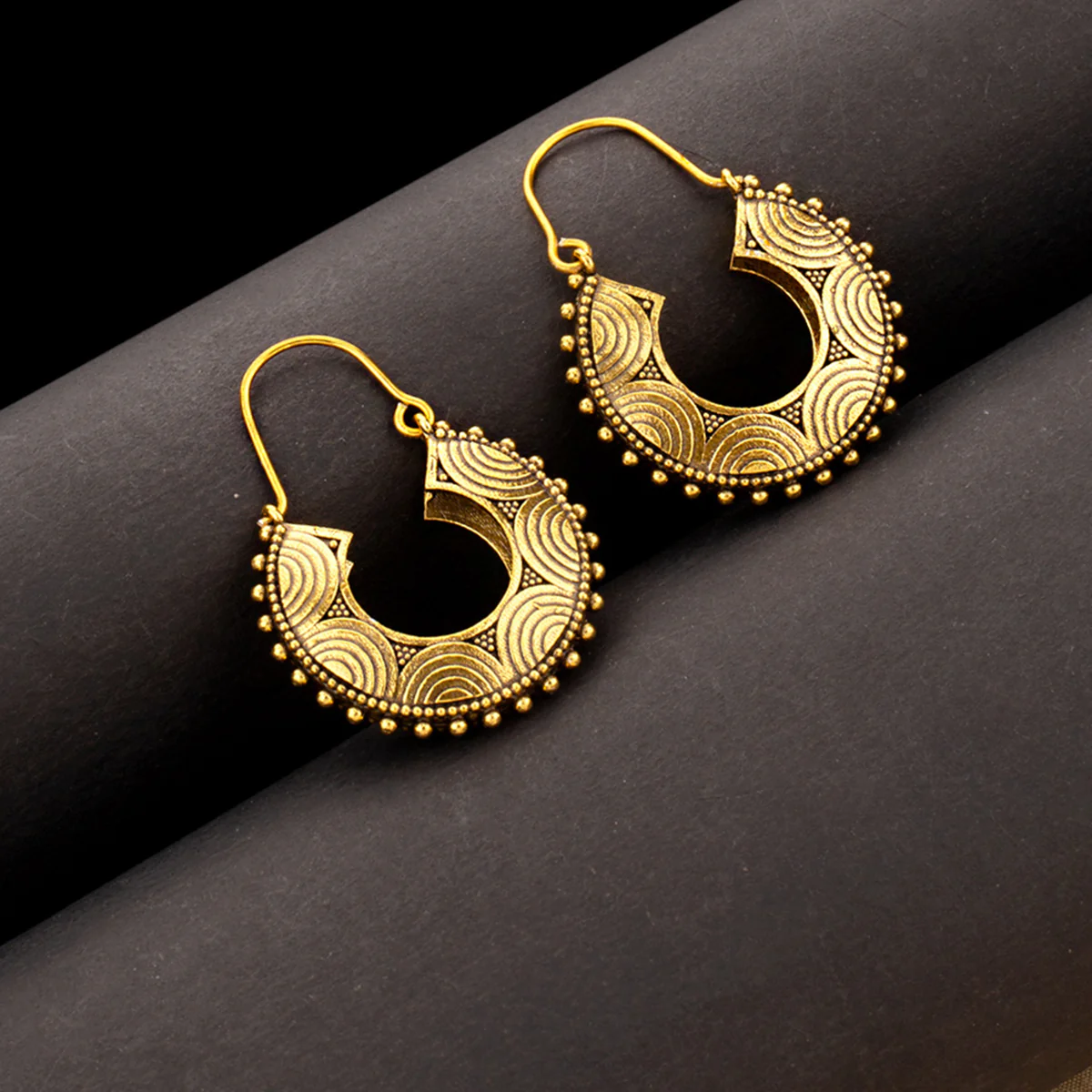 Rava Ball Hoop Style Earrings