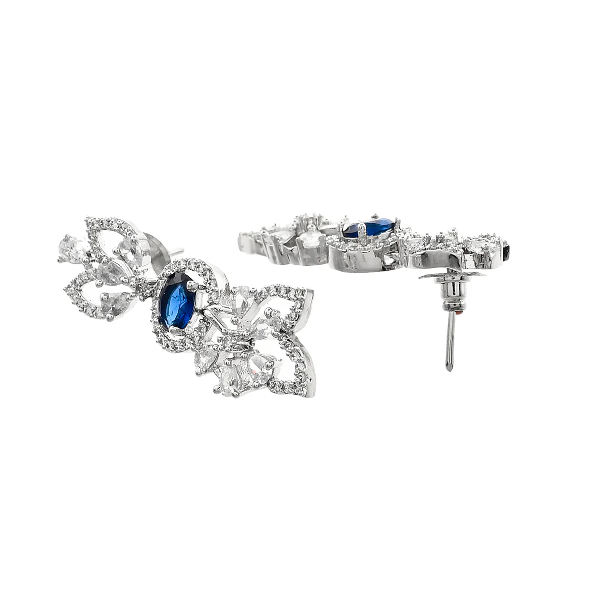 Sparkling Elegance Heavily Embellished Jewellery Set - Image 5