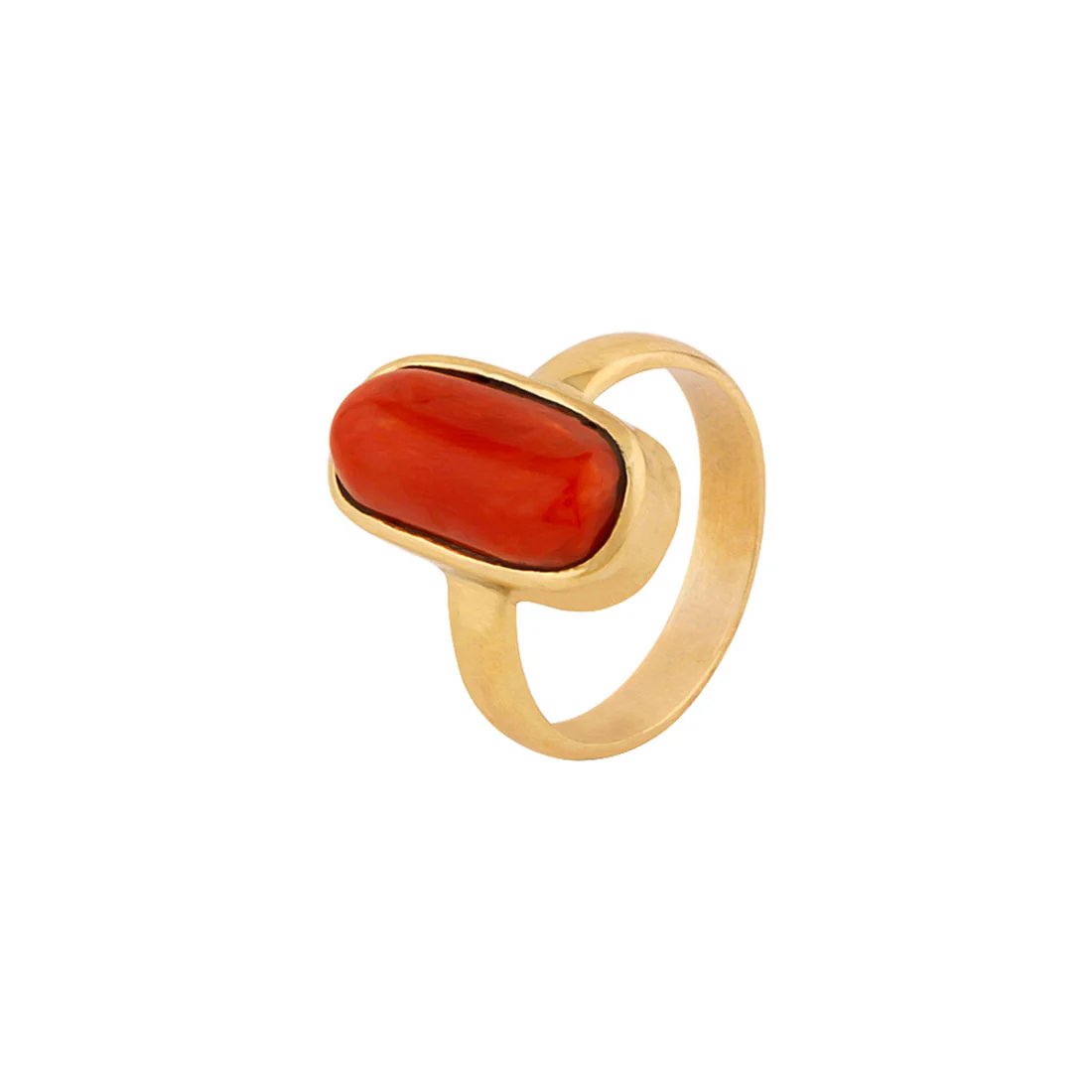 Red Coral (Munga) 7.25 Ratti Ashtadhatu Rashi Ratna Ring with original Lab Test Certificate - Image 3