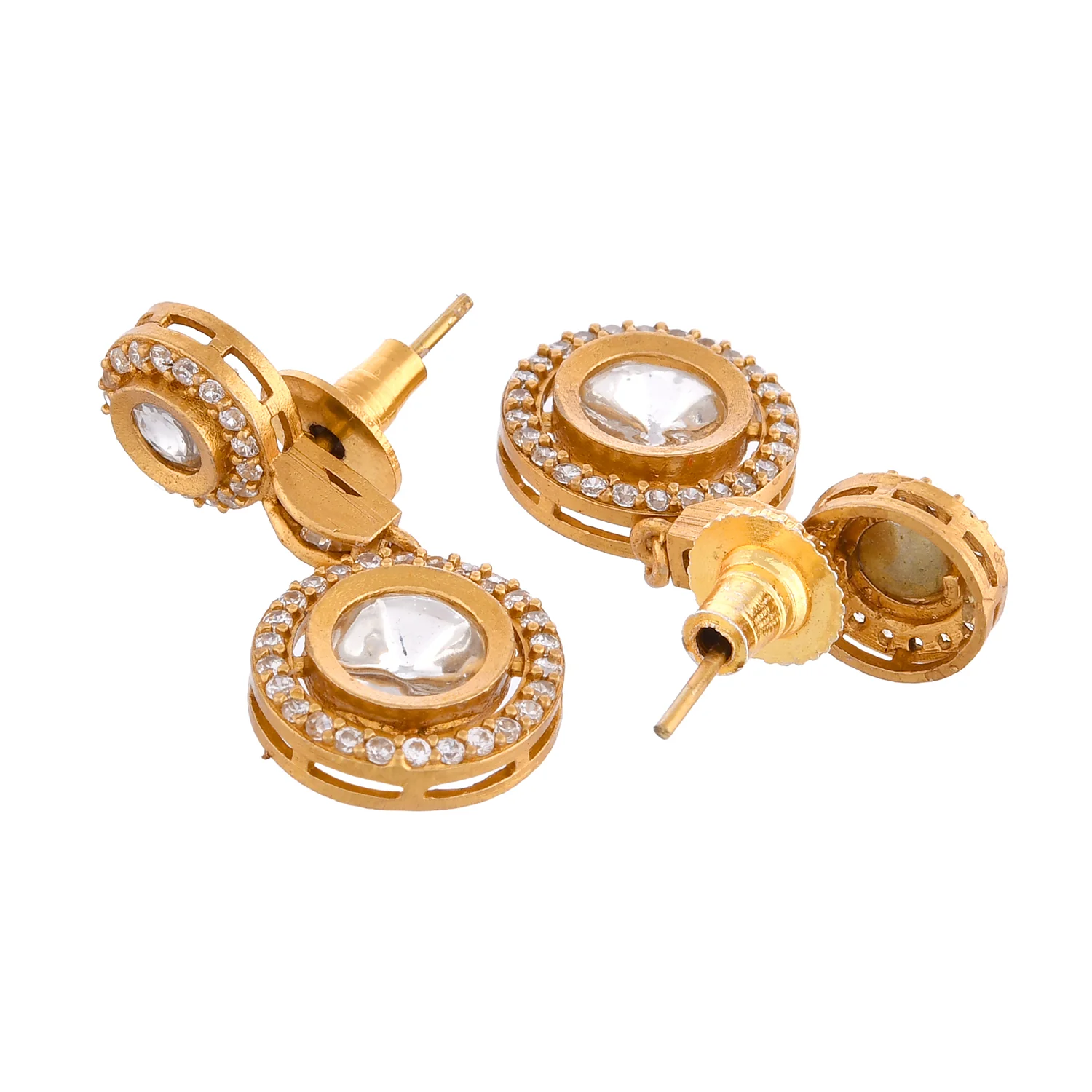 Regal Heritage Kundan Necklace Set - Image 7