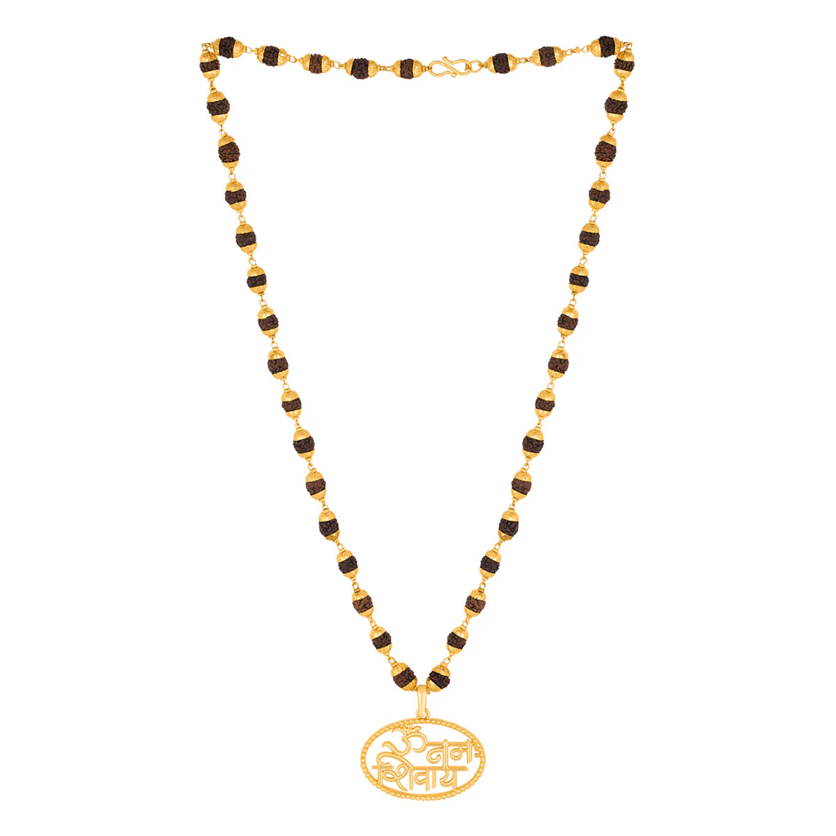 Religious Mahadev Rudraksha Beaded Necklace - Image 3