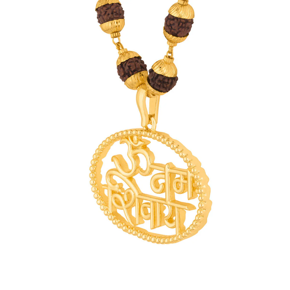 Religious Mahadev Rudraksha Beaded Necklace - Image 5