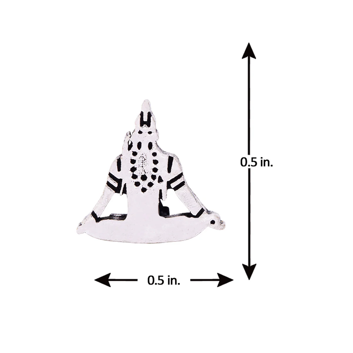Religious Studs Lord Shiva Earring - Image 5