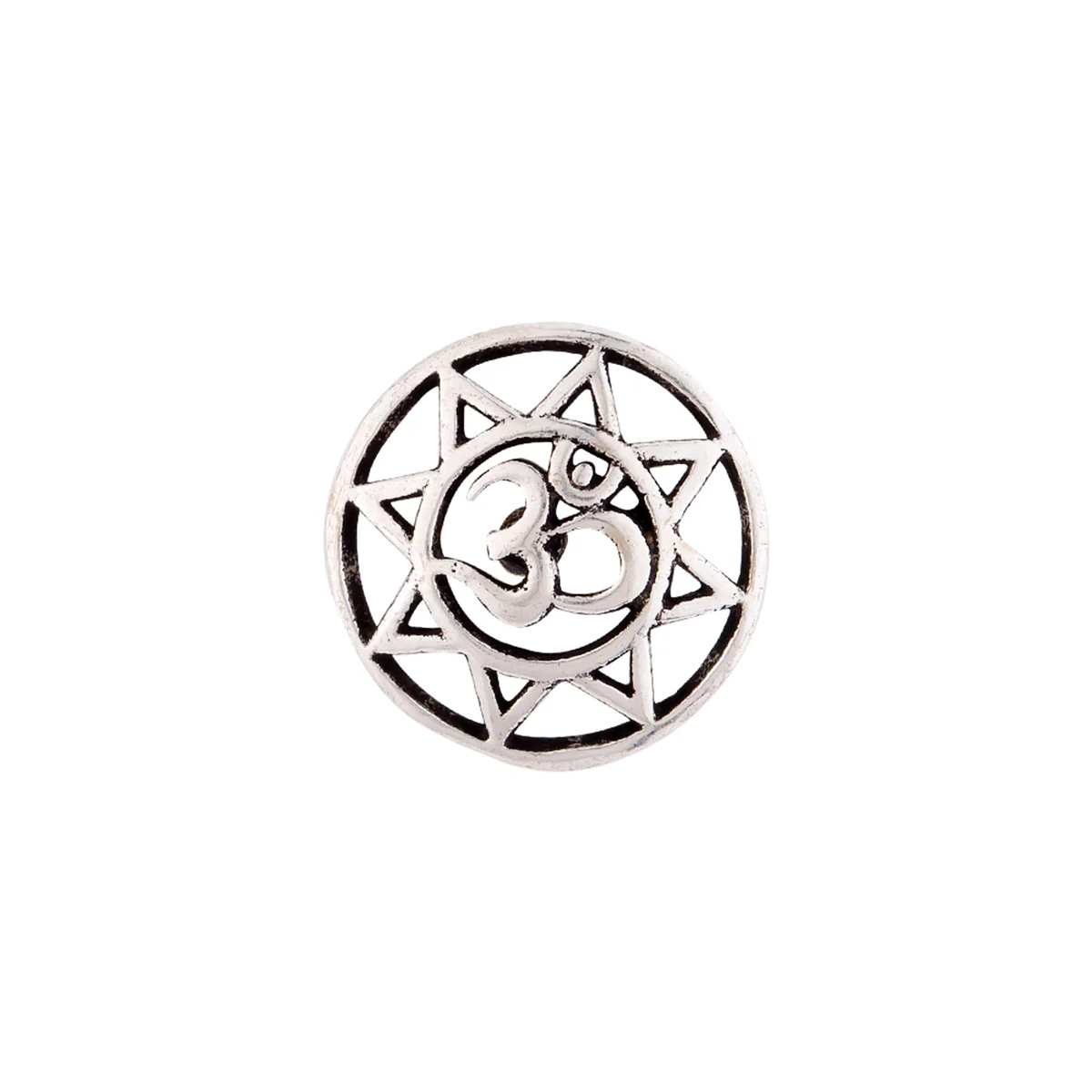 Religious Studs OM Inscription Earring - Image 2
