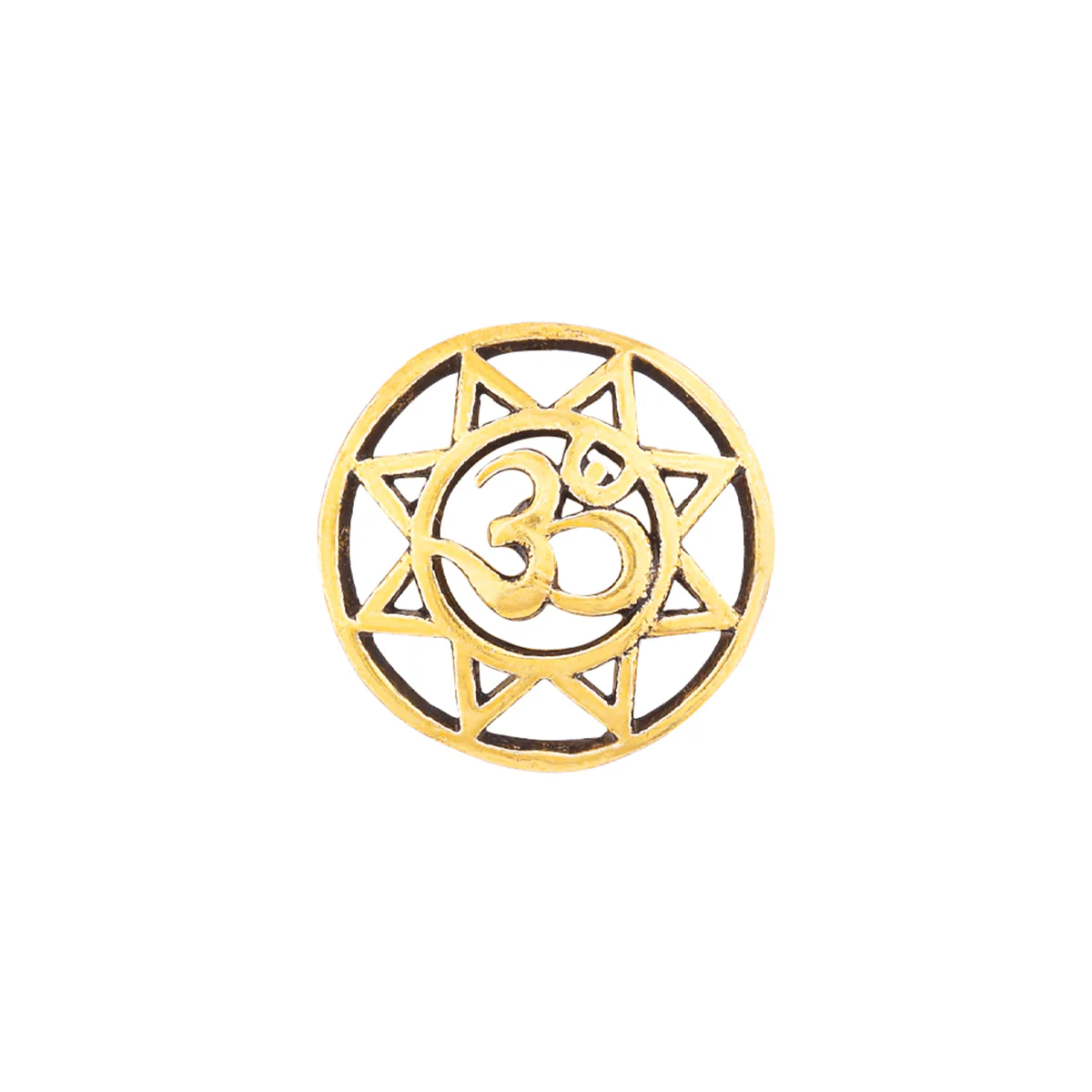 Religious Studs Sun and OM Earring - Image 2