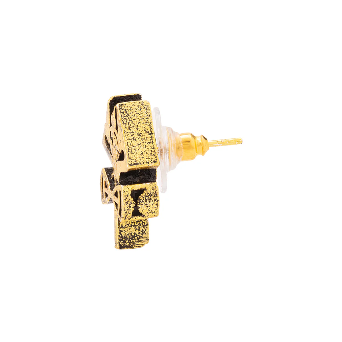 Religious Studs Trishul and Damru Earring - Image 4