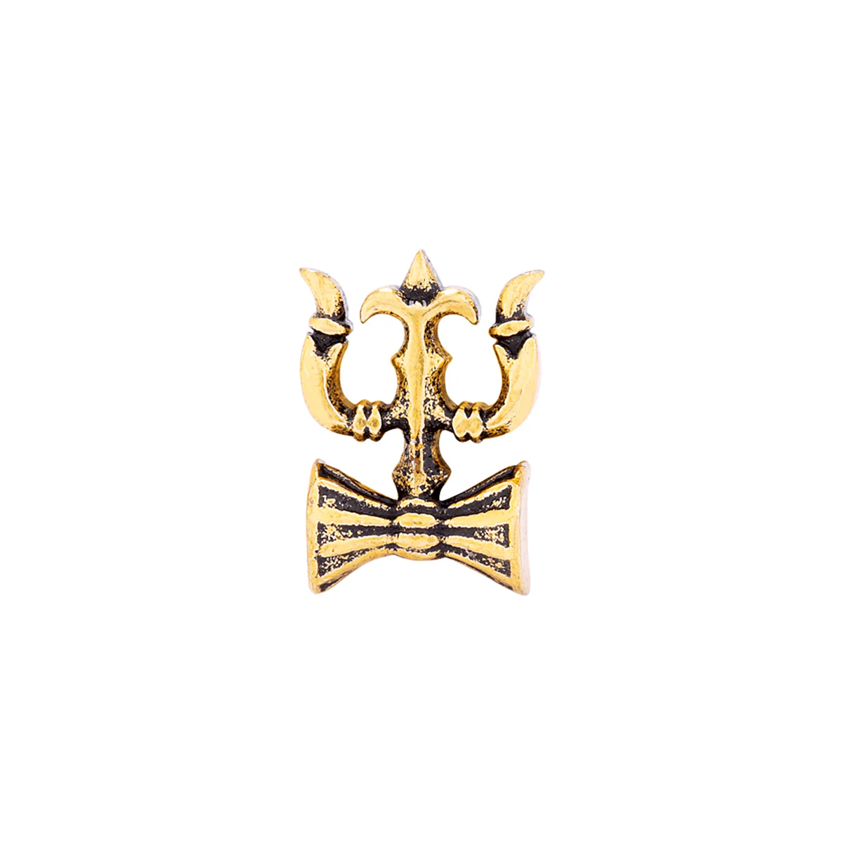 Religious Studs Trishul and Damru Motif Earring - Image 2