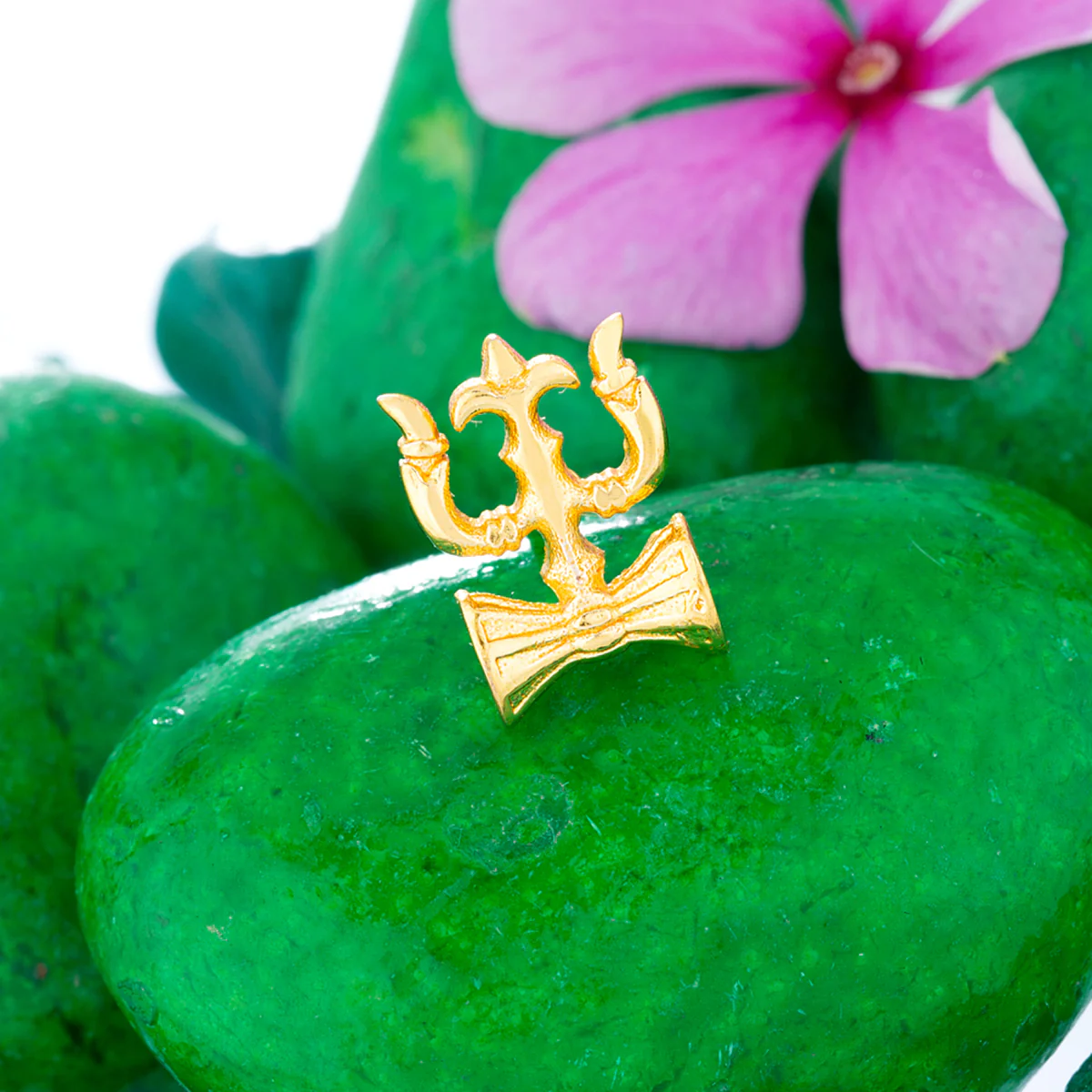 Religious Studs Trishul and Damru Stud Earring