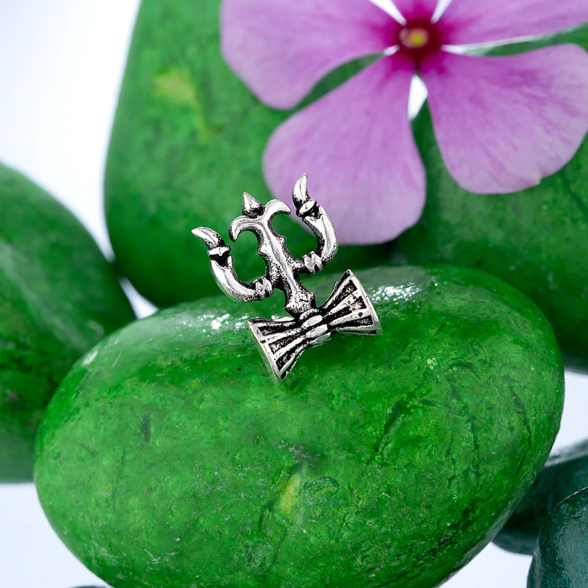 Religious Studs Trishul Motif Earring