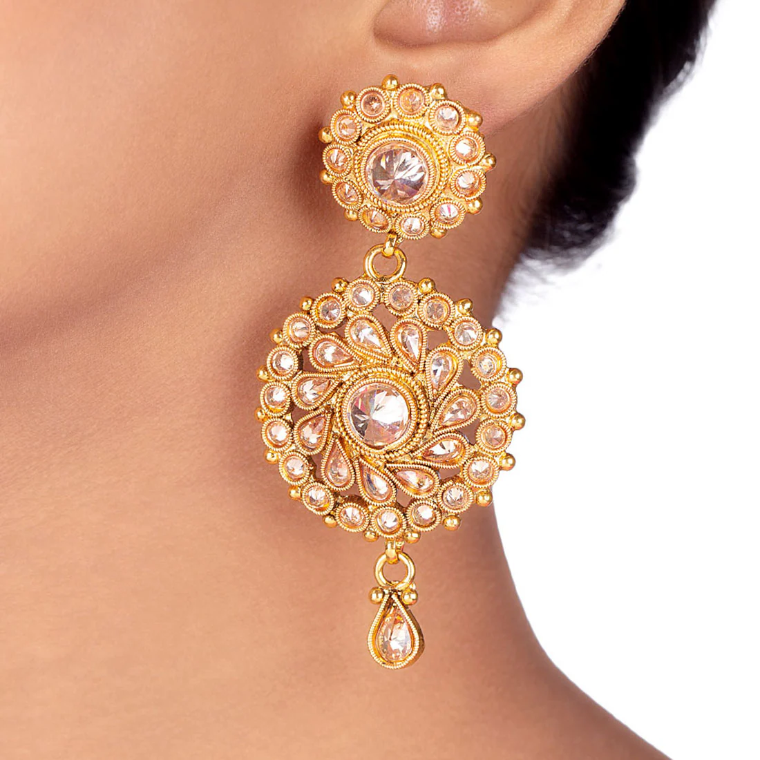 Revarsal Saga Lattice Work Inspired Earrings - Image 2