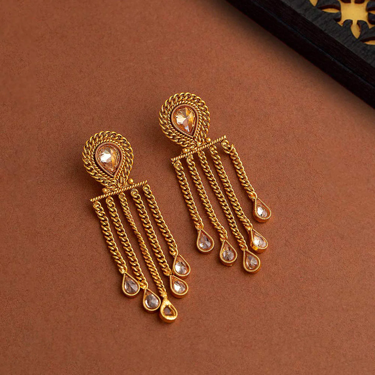 Reversal Saga Tassels Drop Earrings