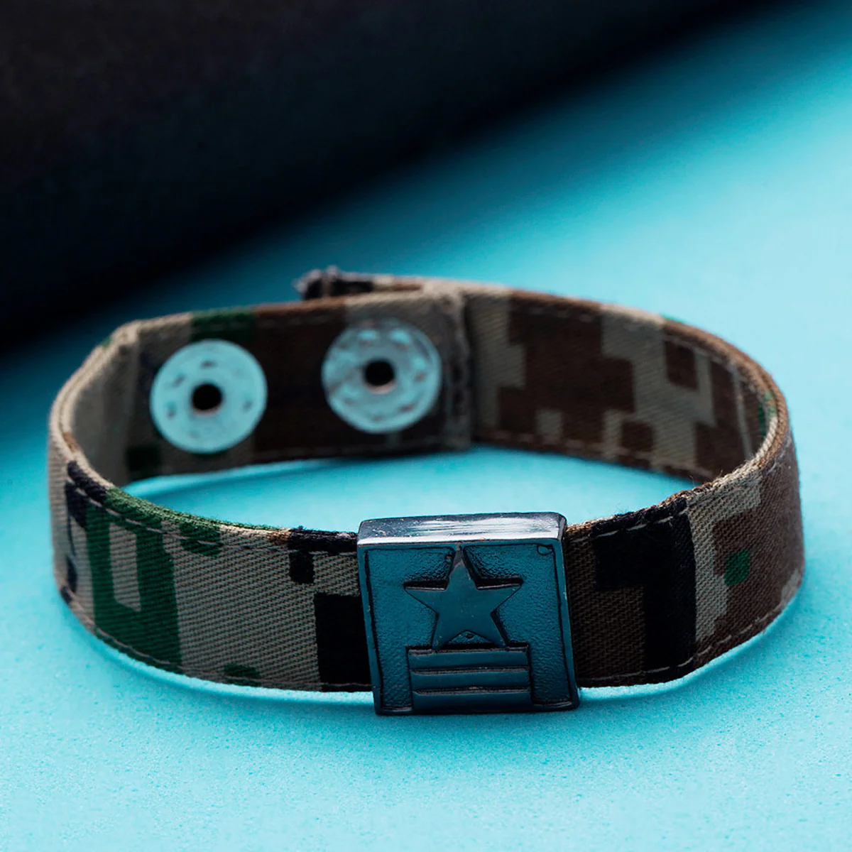 Rhodium Star Bracelet From Squad Collection