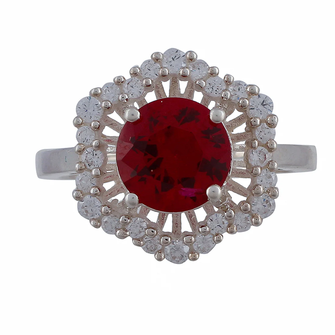 Elegant Ring For Women In 925 Sterling Silver | Voylla - Image 3