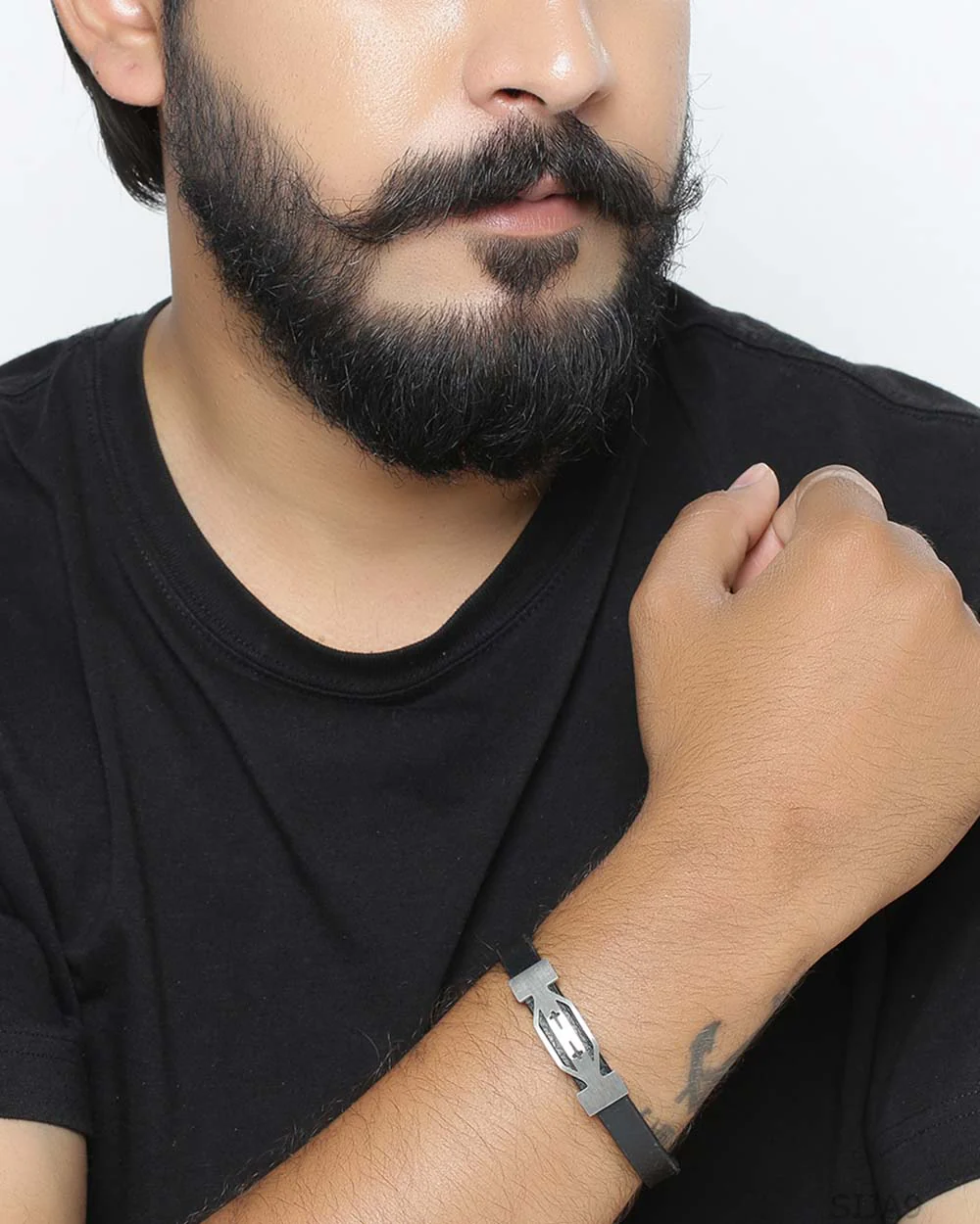 Road Rider Metal Embellishments Adorned Bracelet - Image 5