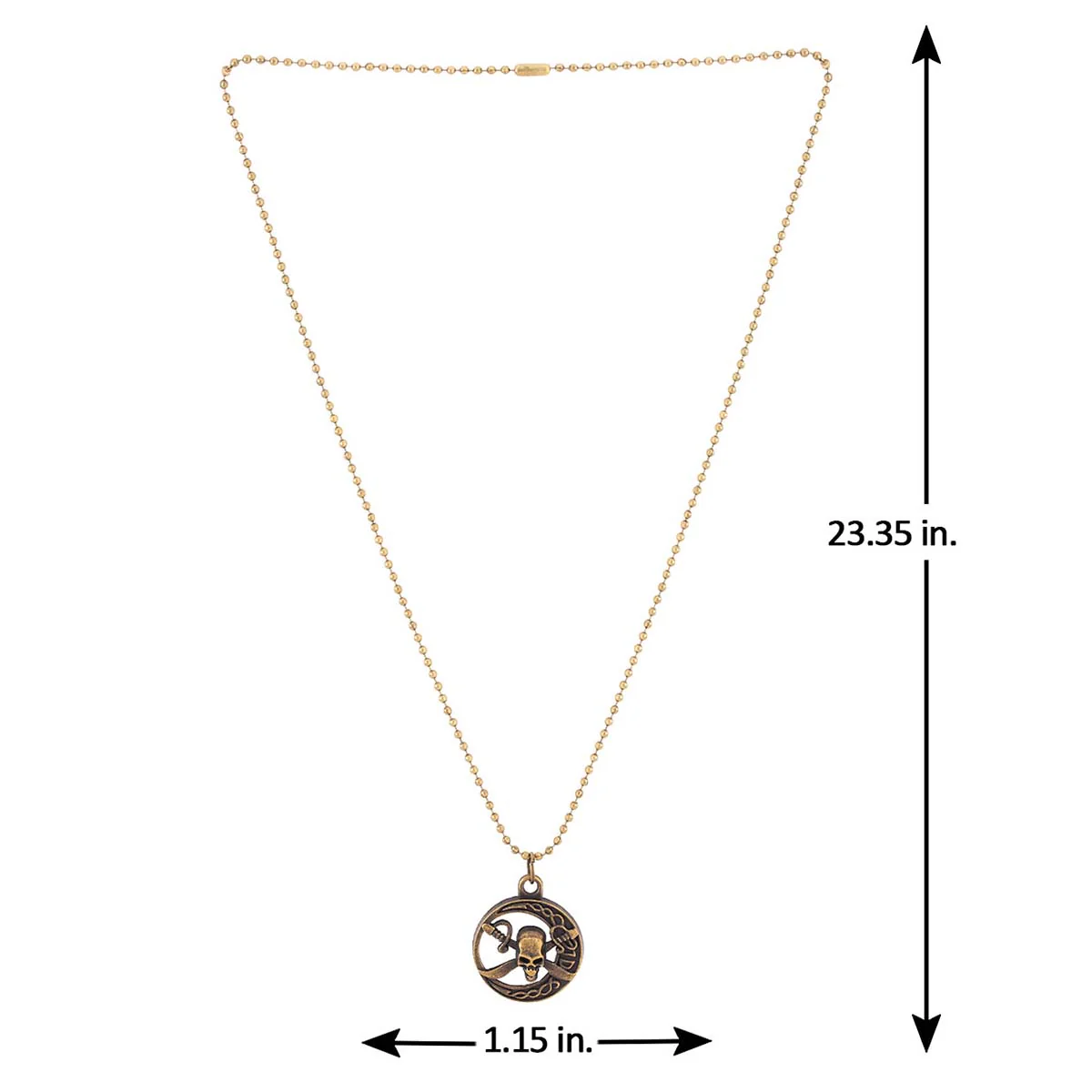 Road Rider Oxidised Plated Pendant Set - Image 6