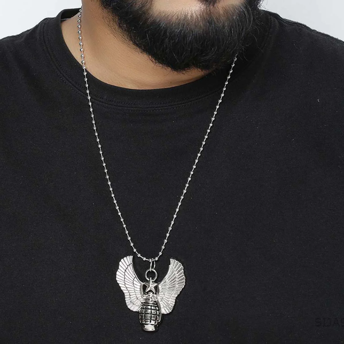 Road Rider Silver Plated Pendant - Image 2