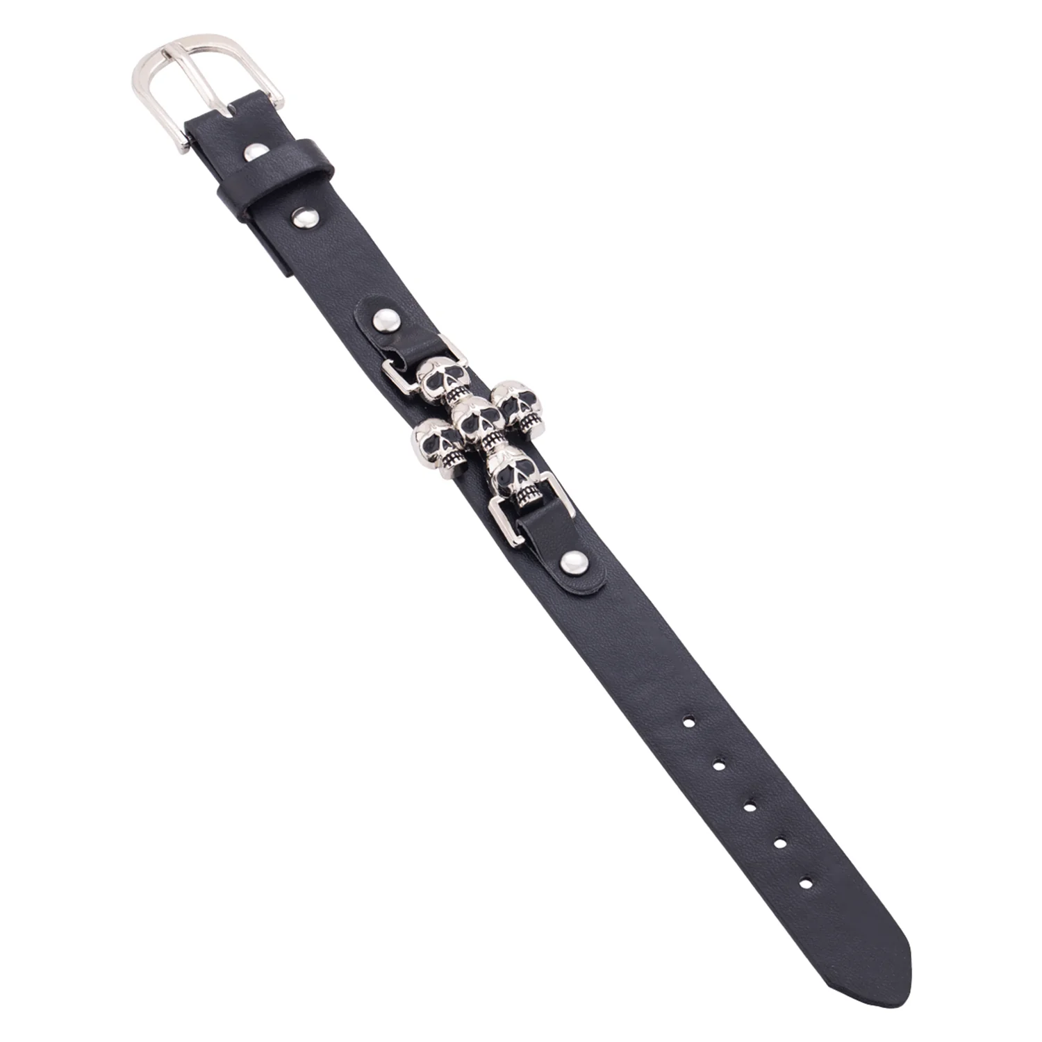 Road Rider Skulls Motifs Bracelet - Image 3