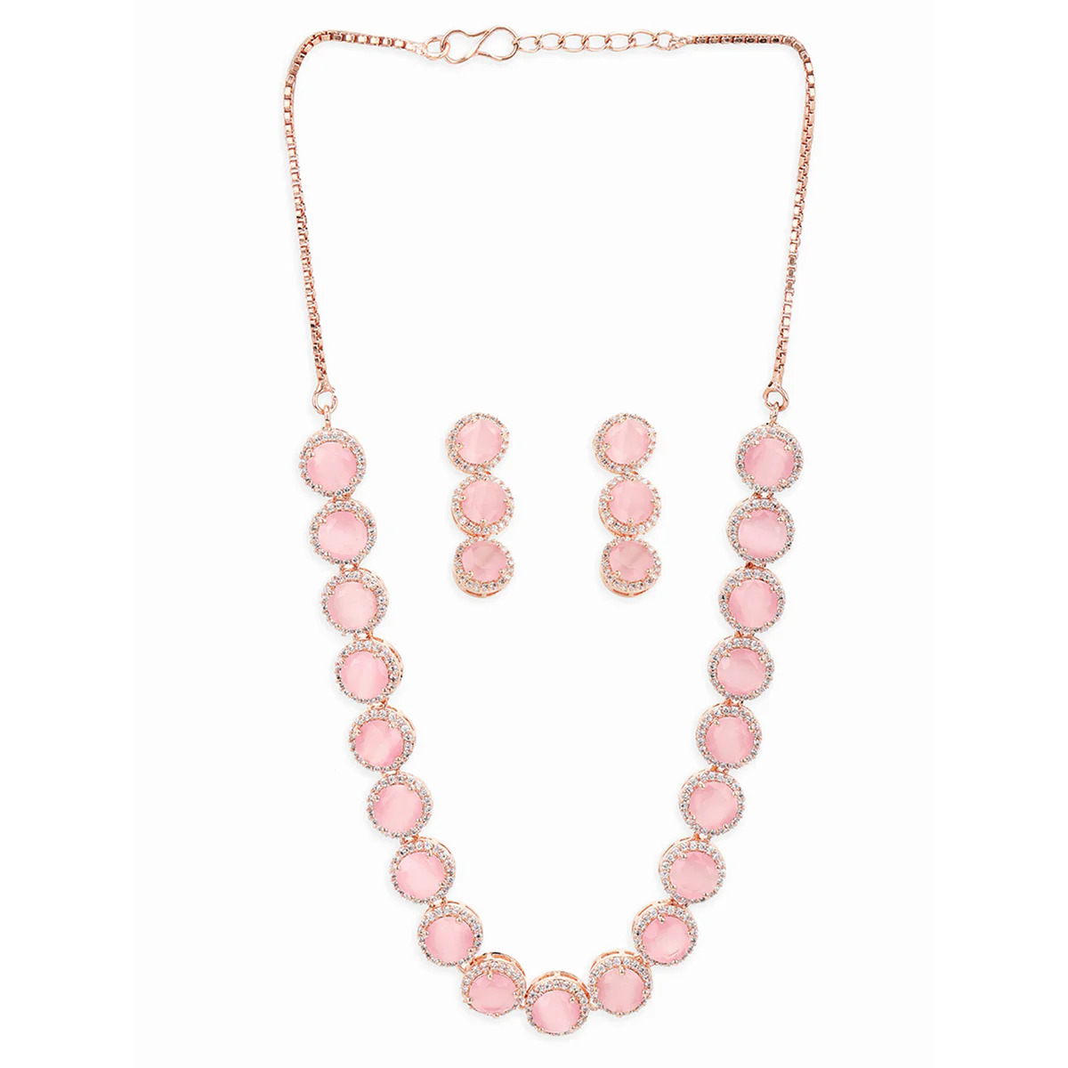 Rose Gold Brass Necklace Sets - Image 3