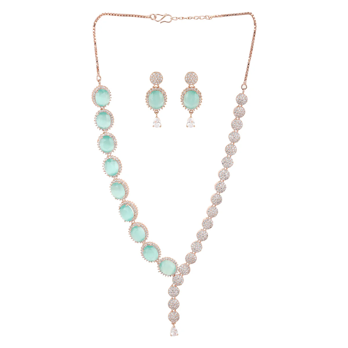 Rose Gold Brass Necklace Sets - Image 3