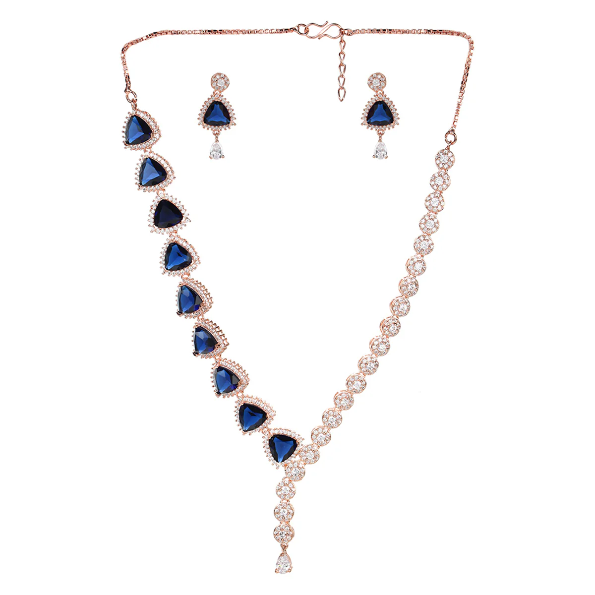 Rose Gold Brass Necklace Sets - Image 3