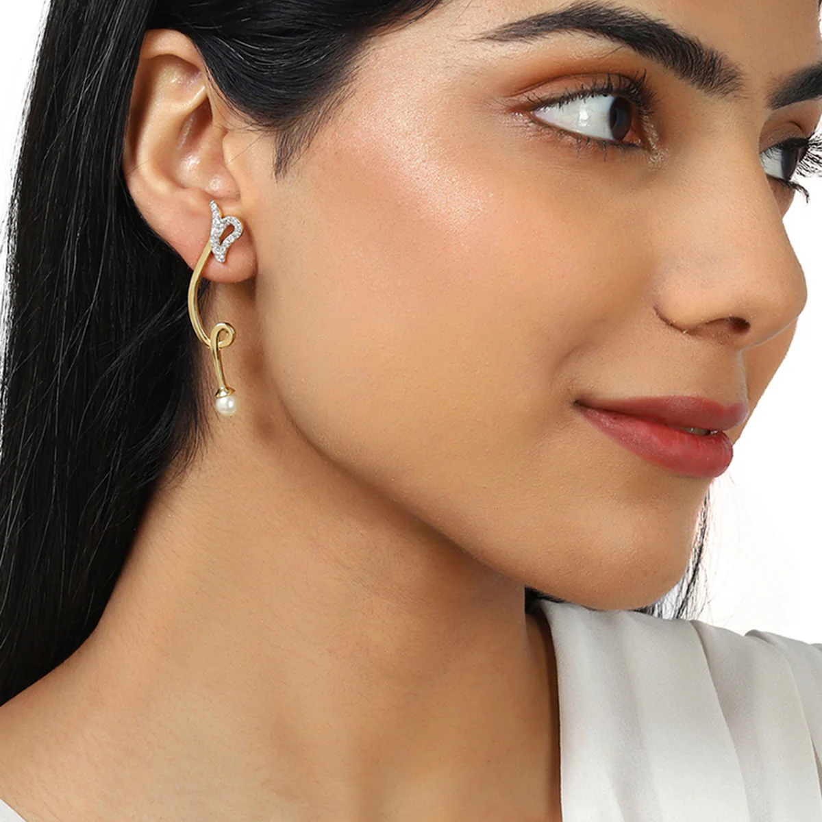 Rose Gold plated Brass Earring - Image 2