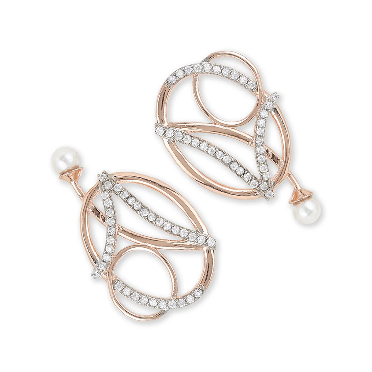 Rose Gold plated Brass Earrings - Image 5