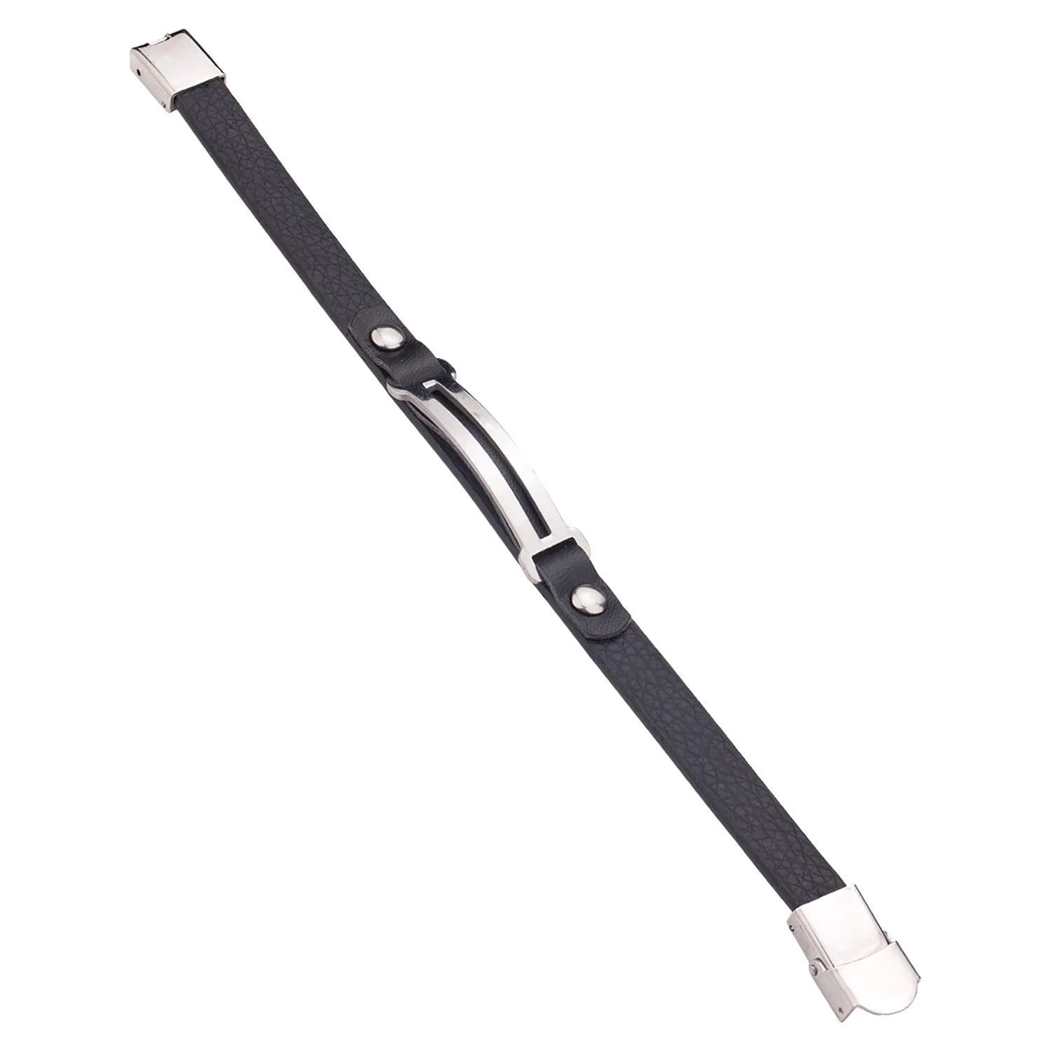 Royal Bands Leather Bracelet - Image 3