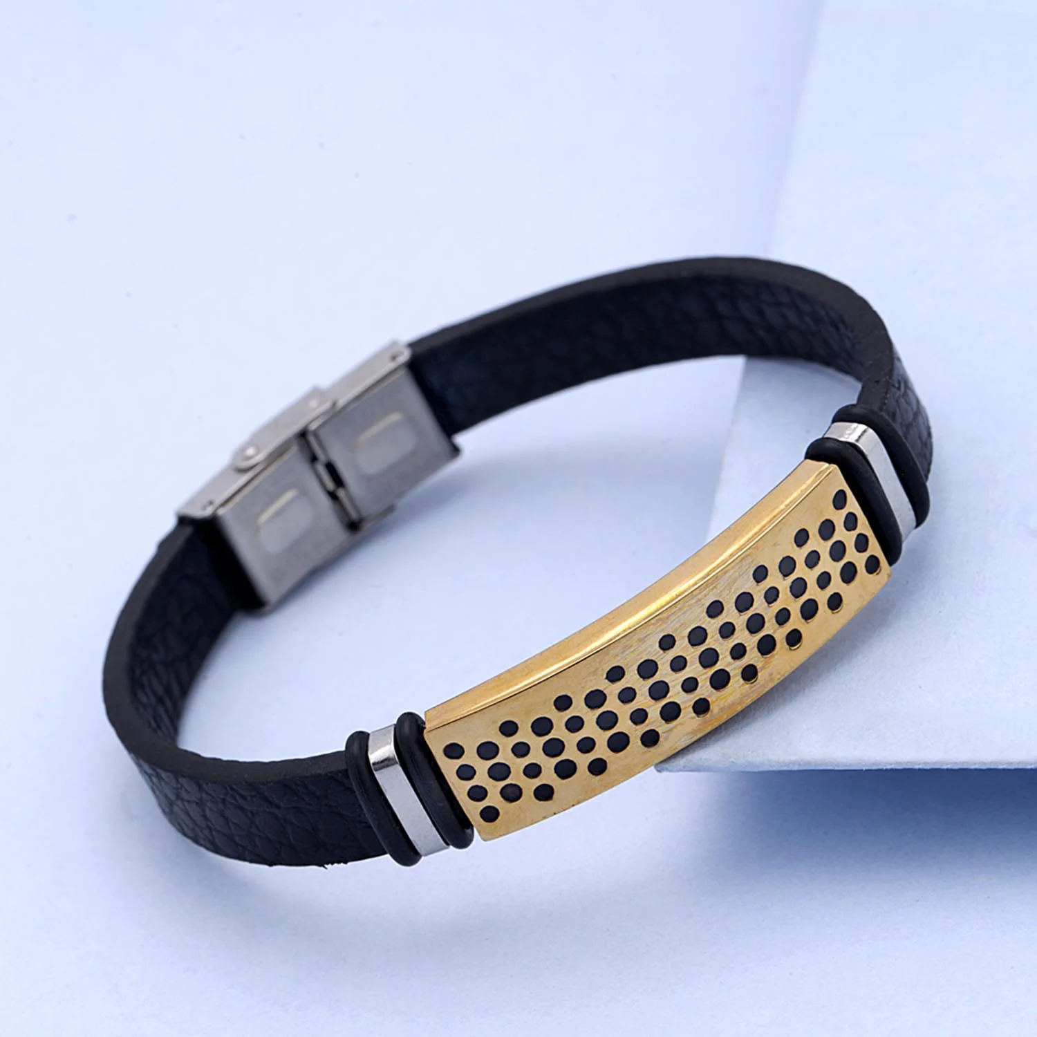 Royal Bands Pierced Surface Bracelet