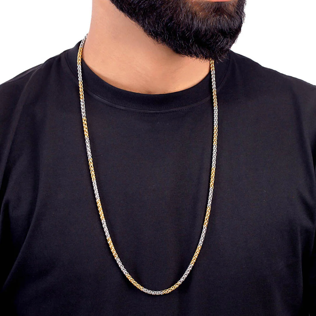 Royal Links Beaded Steel Chain - Image 2