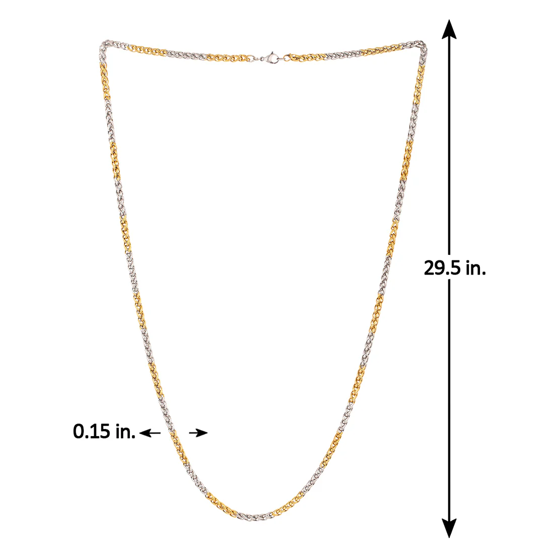 Royal Links Beaded Steel Chain - Image 6