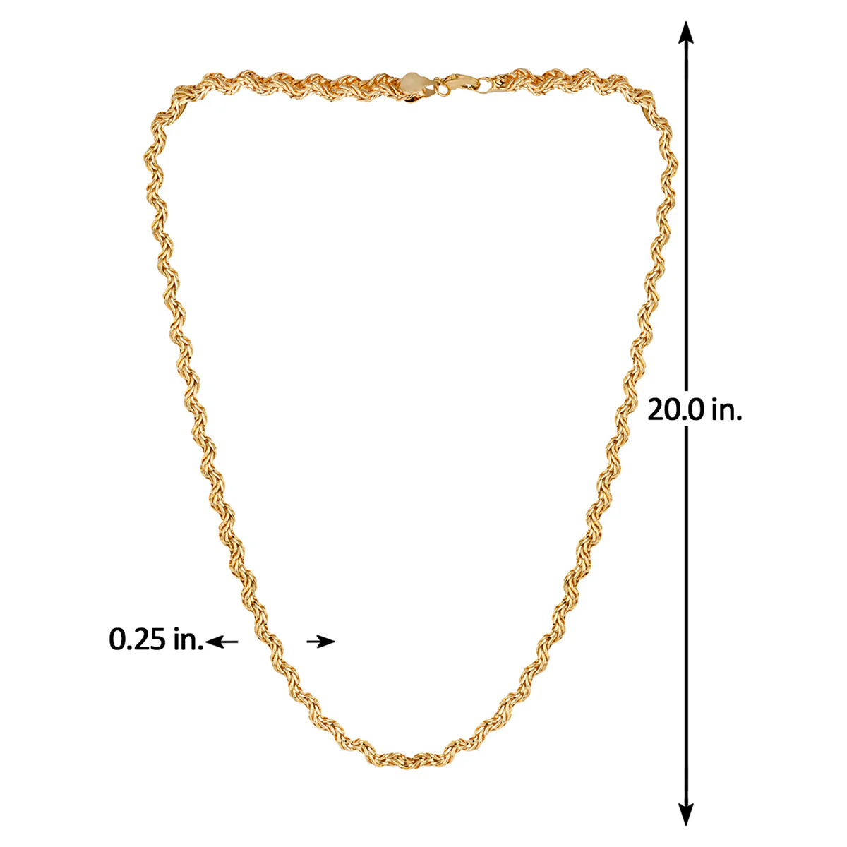 Royal Links Men's Rope Link Chain - Image 6