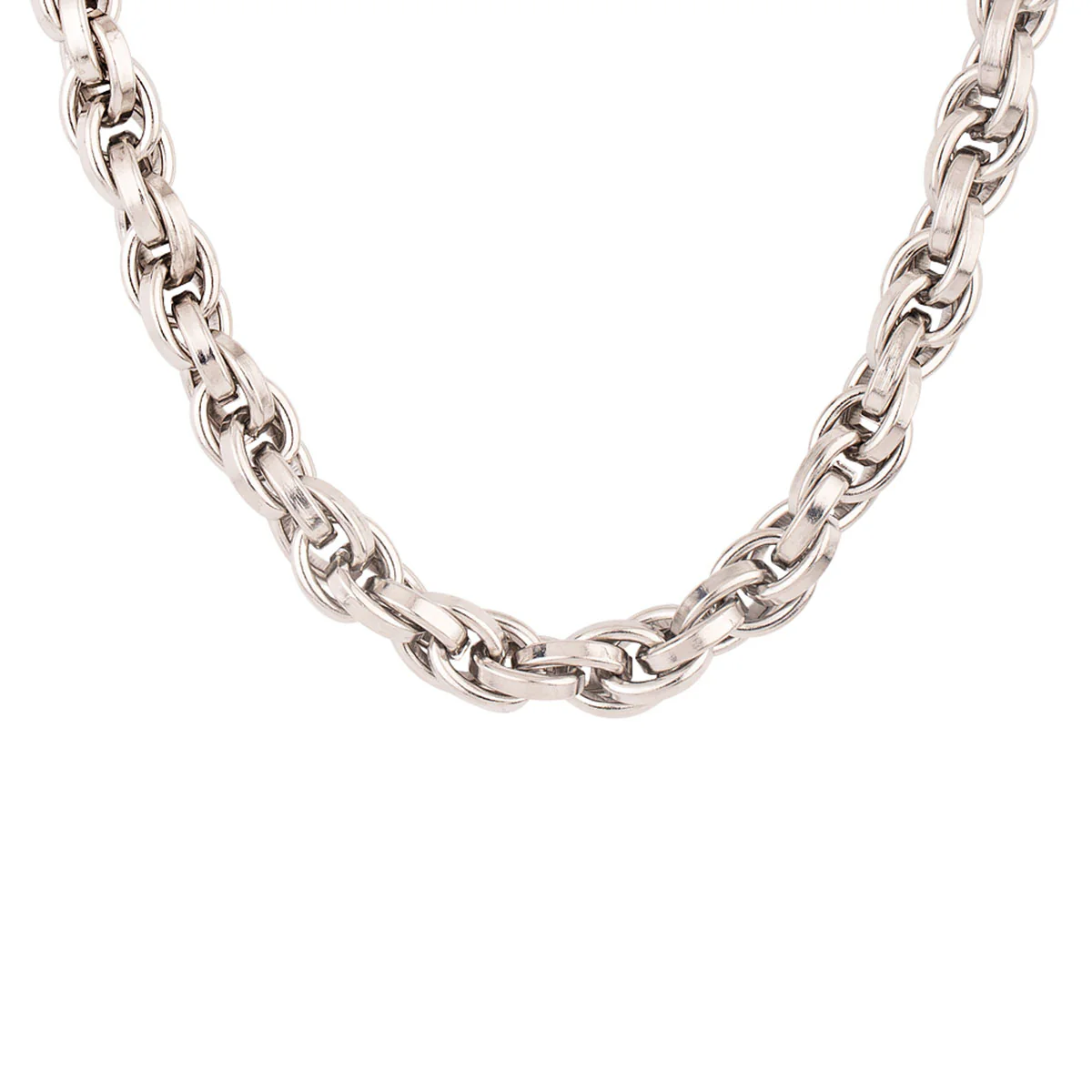 Royal Links Silver Plated Link Chain - Image 3