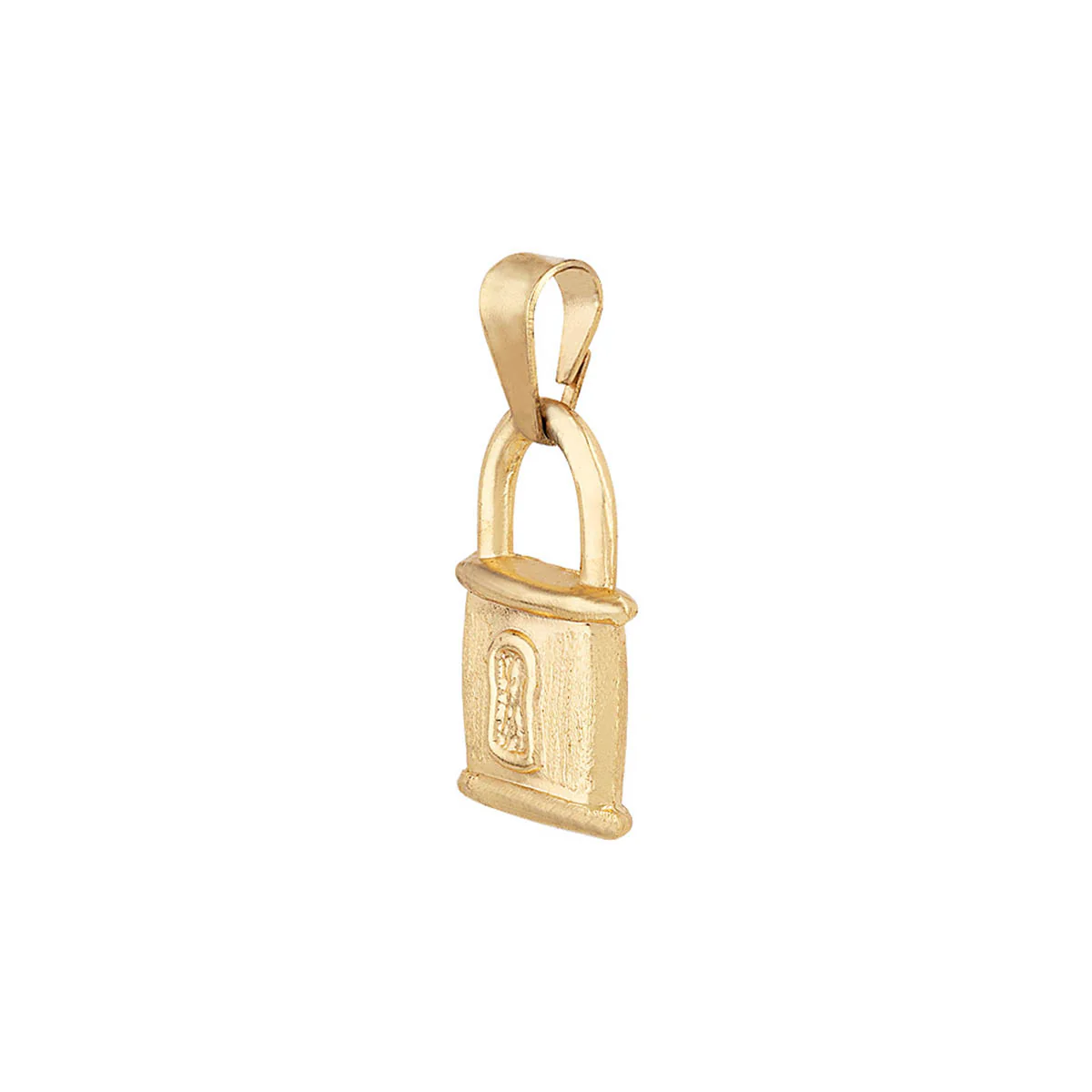 Royal Lock Motif Brass Pendant - Image 4