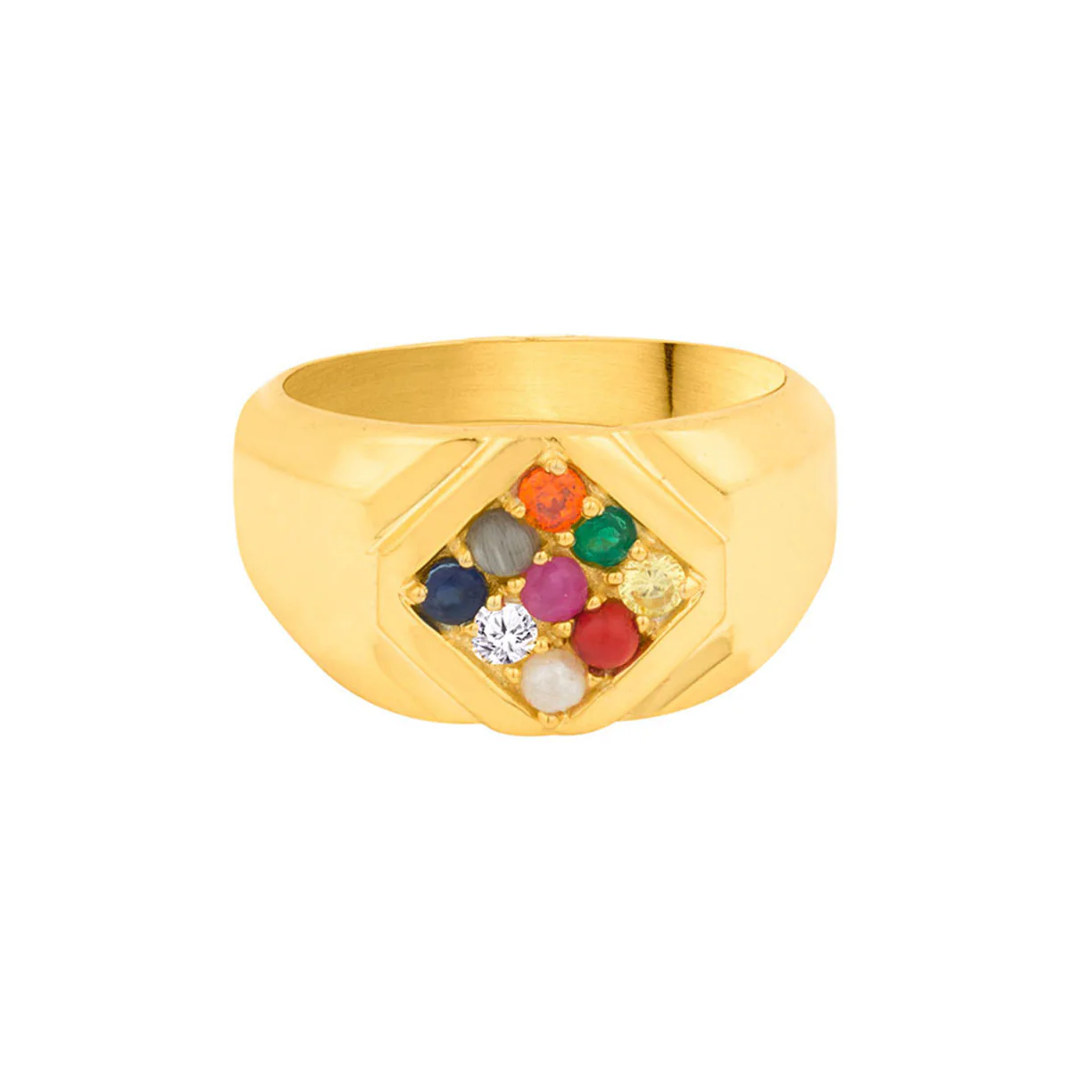 Royal Look Navratan Ring - Image 4
