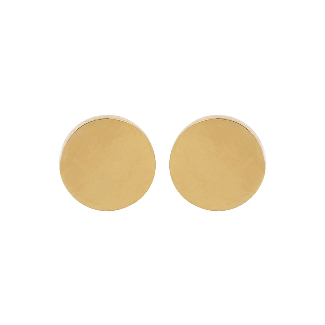 Royal Men's Round Stud Earrings - Image 3