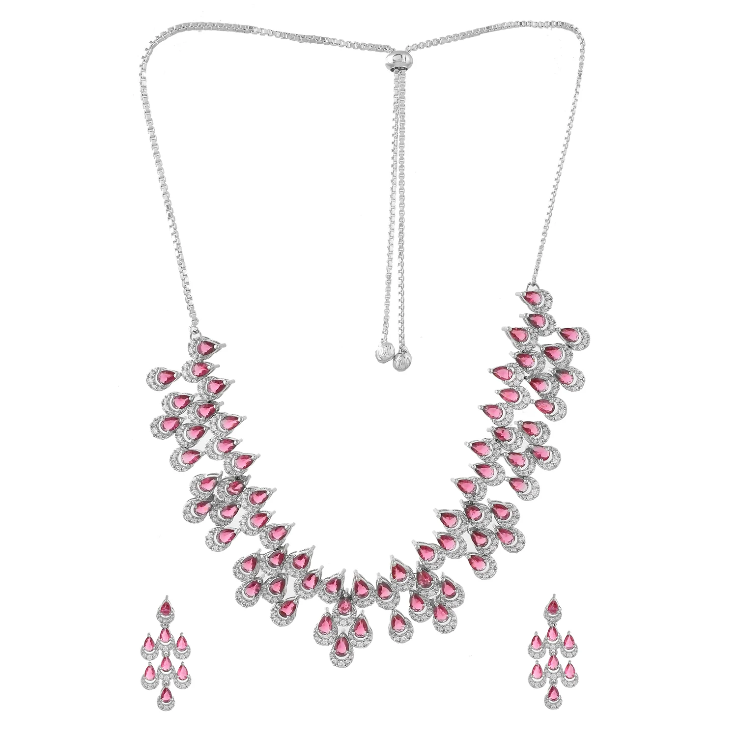 Royal Romance Blossom Necklace Set - Image 4