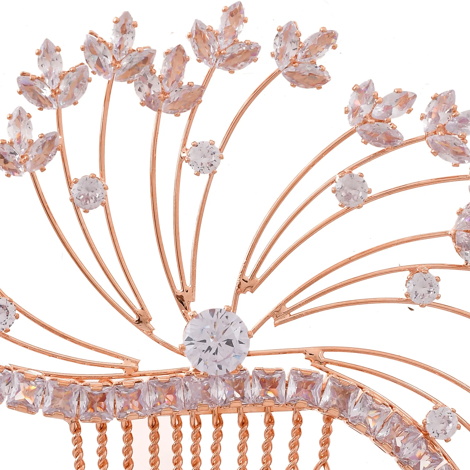Royal Romance Jasmine Comb Pin Hair Accessories - Image 4