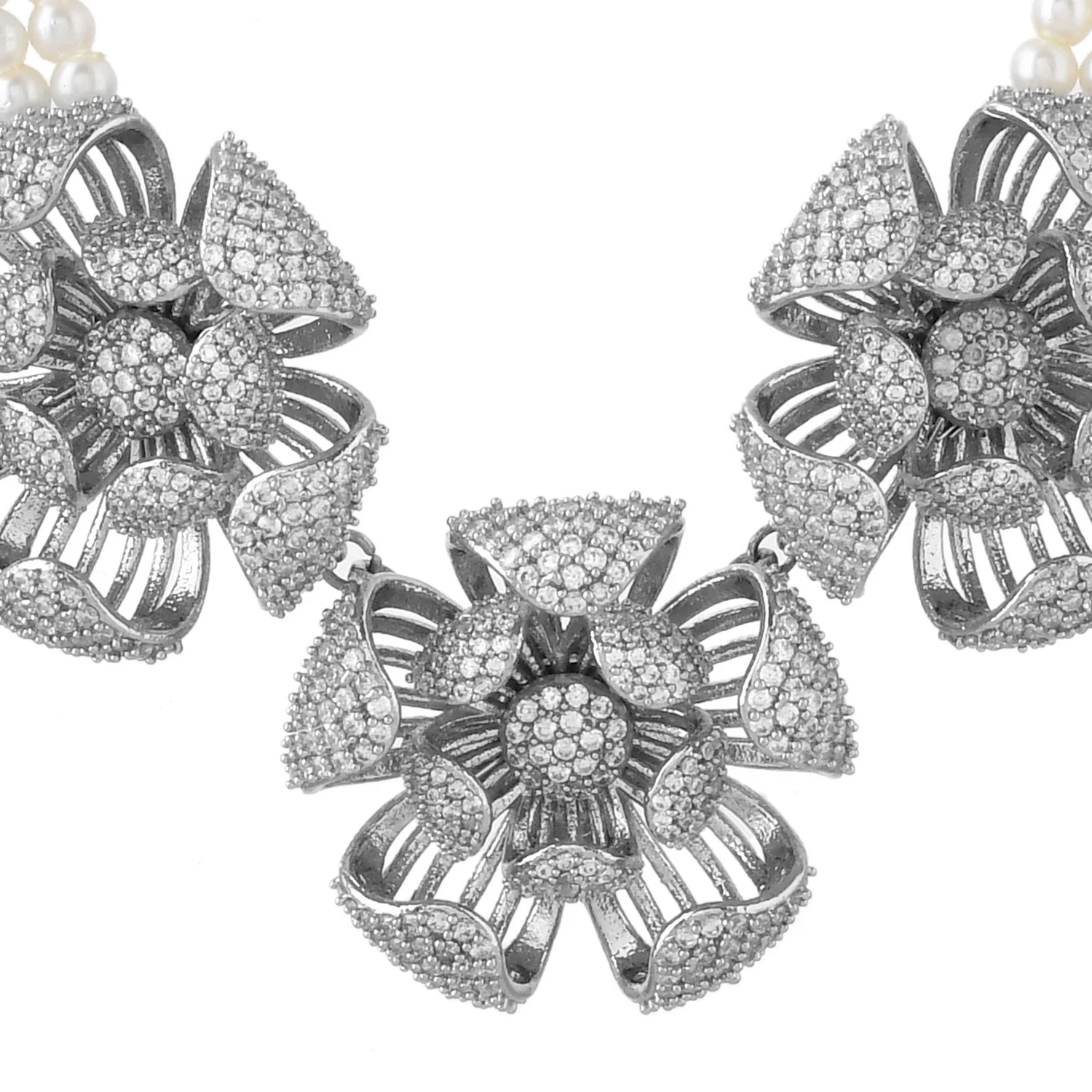 Royal Romance Jasmine Statement Choker Set - Image 6