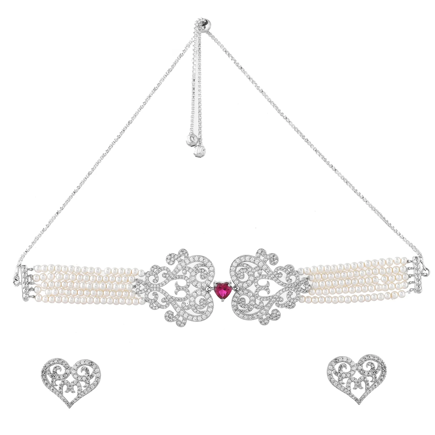 Royal Romance Noorie Statement Choker Set - Image 3