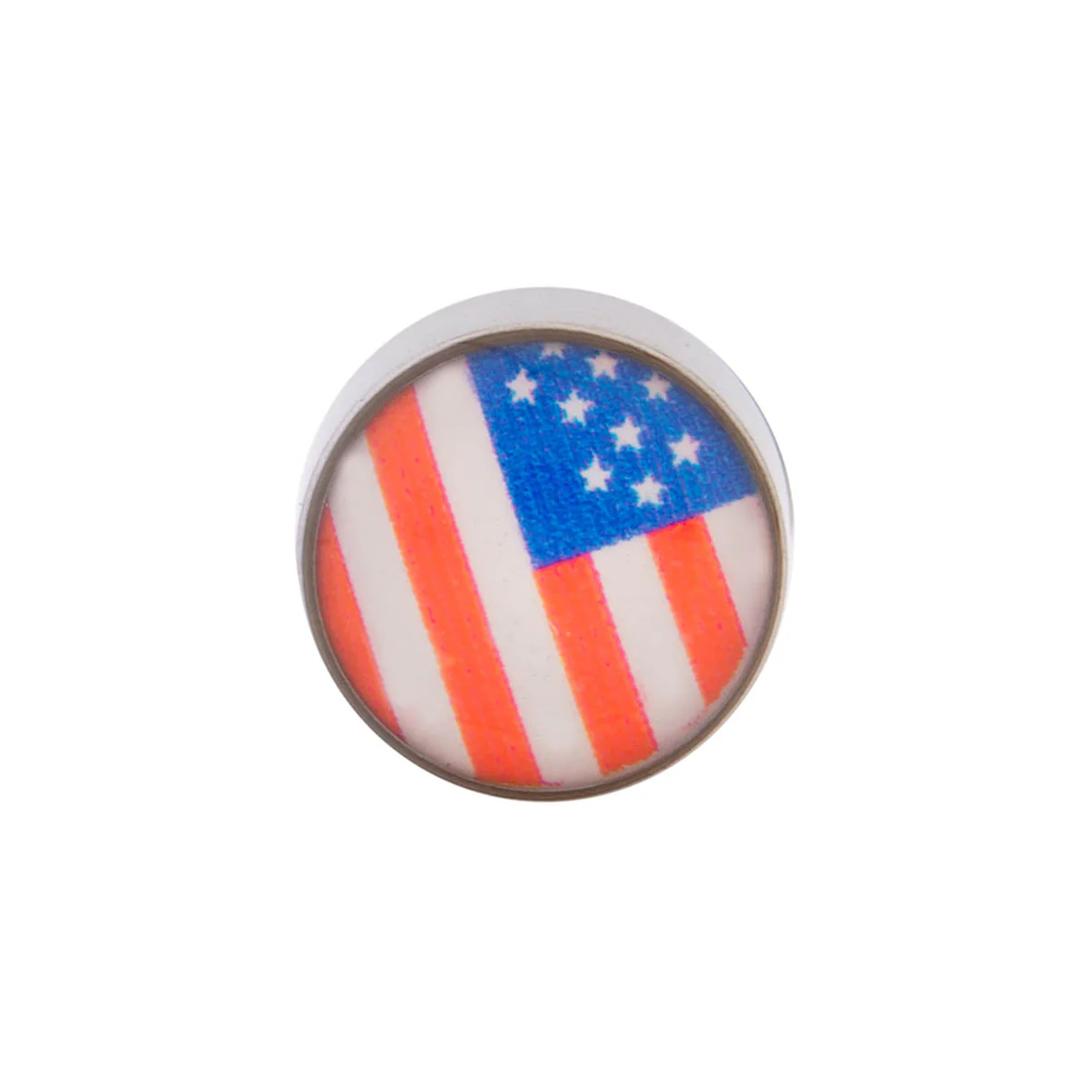 Royal Stud American Flag Earring - Image 3