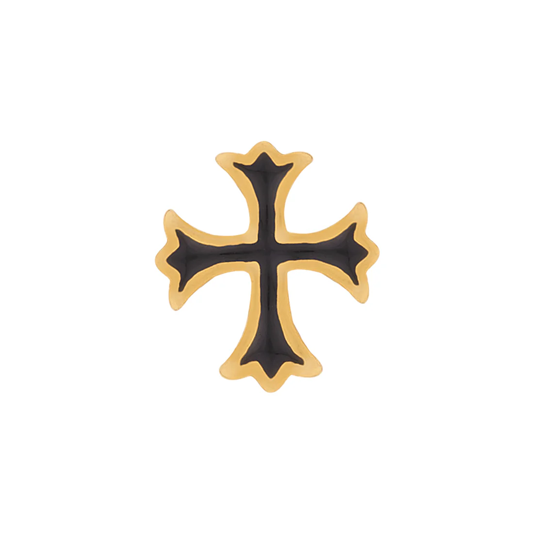 Royal Stud Cross Earring - Image 3