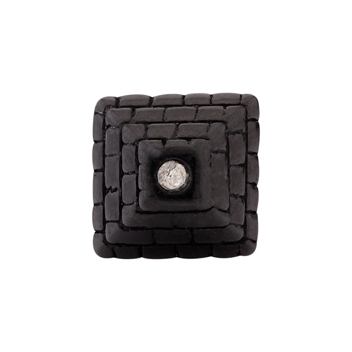 Royal Stud Pyramid Earring - Image 3