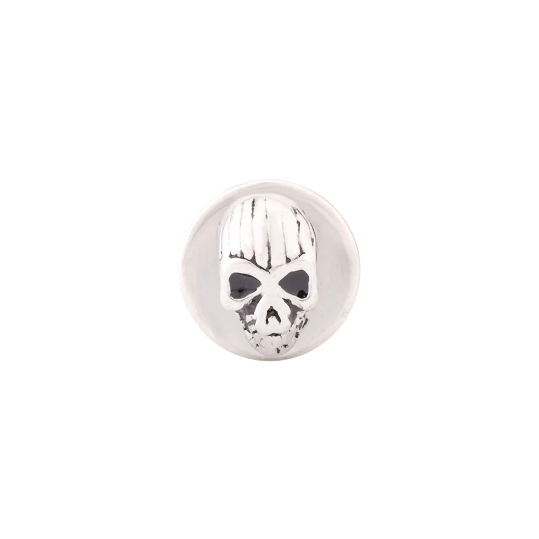 Royal Stud Skull Barbell Earring - Image 3